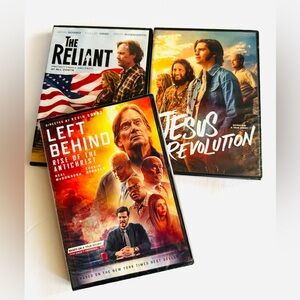 3 DVD Lot of religious Faith based movies